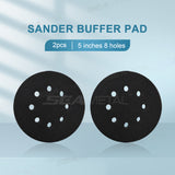 2pcs Universal Sandpaper Cushion Hook And Loop Buffer Pad For Sand Paper