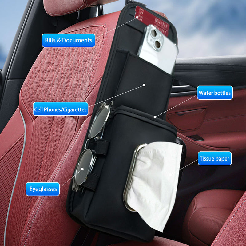 SEAMETAL Car Seat Organizer Auto Seat Side Storage Hanging Bag Multi-Pocket