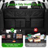 SEAMETAL Car Trunk Storage Bag Foldable Organizer Car Seat Back Hanging Storage Bag