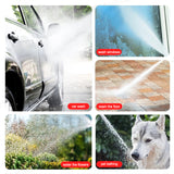 SEAMETAL High Pressure Car Wash Gun Adjustable Spray Nozzle Car Wash Machine Water Gun