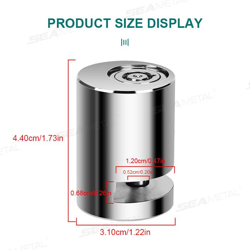 SEAMETAL Zinc Alloy Disc Brake Lock Motorcycle Mini Security Wheel Disk Lock