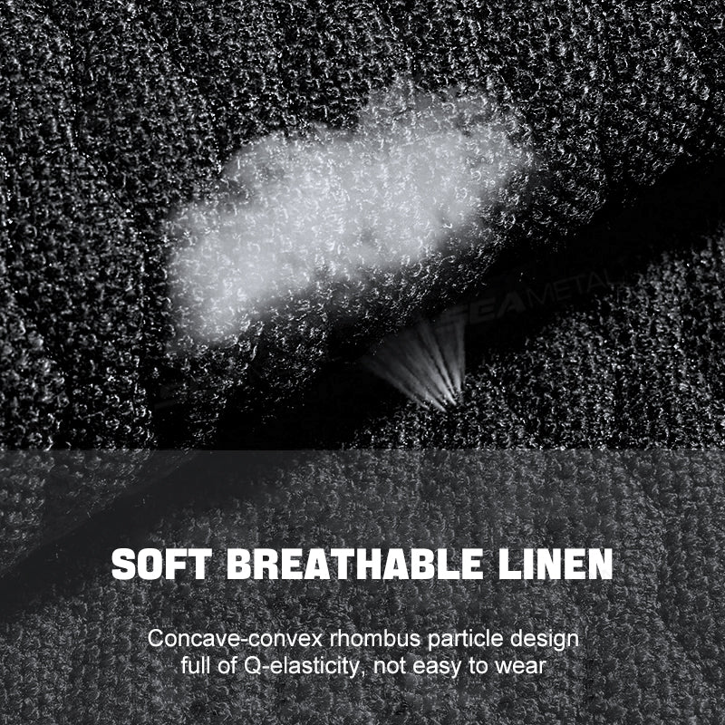 SEAMETAL Flax Car Seat Cover Front or Rear Linen Fabric Seat Cushion