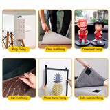 SEAMETAL Car Foot Mats Fixed Stickers Self Adhesive Fastener Carpet Mat