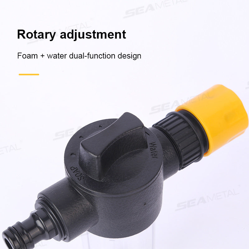 SEAMETAL Car Washer Foam Generator Washing Spray Bottle Lance Sprinkler Water Gun Hose Nozzle
