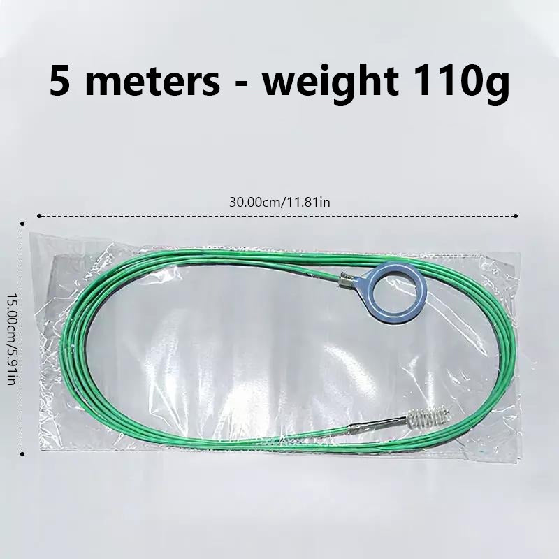 SEAMETAL 3m/5m Car Drain Dredge Cleaning Brush Auto Sunroof Drain Hole Clog Brush Long Hoses Cleaning Tool Drain Pipe Cleaner