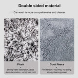 SEAMETAL Microfiber Car Wash Gloves Plush Ultra-soft Car Washing Mitt