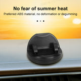 SEAMETAL ABS Car Phone Holder 360 Rotation With Parking Phone Number Plate