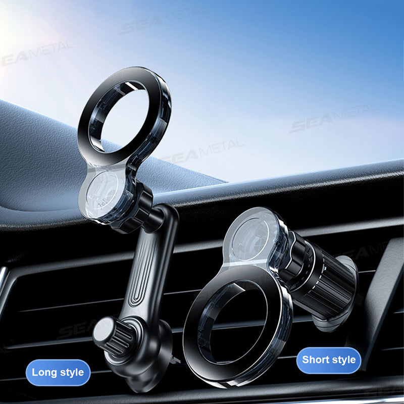SEAMETAL Magnetic Car Phone Holder 360° Rotation Adjustable Dashboard Stand