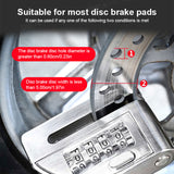 SEAMETAL Motorcycle Password Disc Brake Lock Waterproof  Electric Car Anti-theft Lock