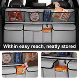 SEAMETAL Car Trunk Storage Bag Foldable Organizer Car Seat Back Hanging Storage Bag