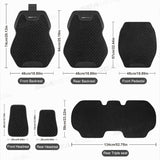 SEAMETAL Flax Car Seat Cover Front or Rear Linen Fabric Seat Cushion