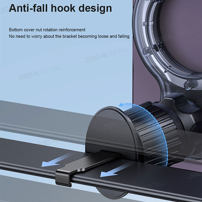 SEAMETAL Magnetic Car Phone Holder 360° Rotation Adjustable Dashboard Stand
