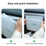 SEAMETAL 20pcs Car Disposable Trash Bags Self-Adhesive Garbage Bag Traceless Pasting