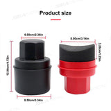 SEAMETAL Car Tire Polishing Brush Handheld Curved Car Cleaning Waxing Sponge Brush