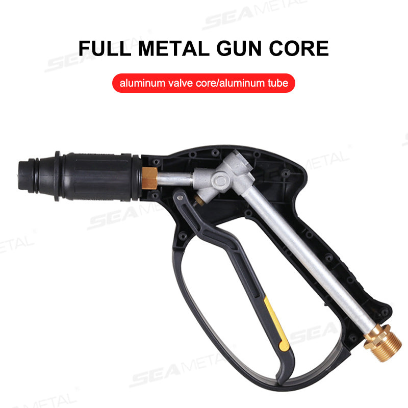 SEAMETAL High Pressure Car Wash Gun Adjustable Spray Nozzle Car Wash Machine Water Gun