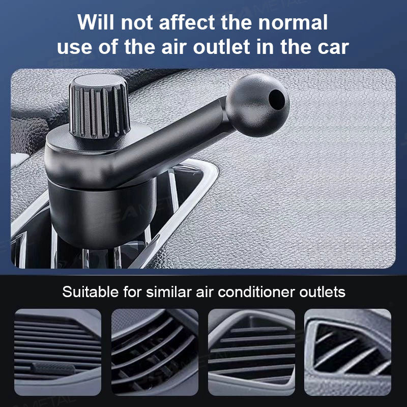 SEAMETAL Car Hook Base Phone Holder for Car Side Window Air Vent