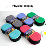 SEAMETAL Randomly Send Colors Large Towel Cloth Car Wipe Cable Coral Honeycomb Sponge