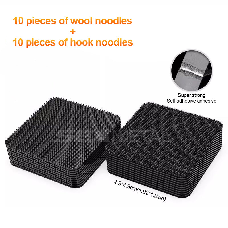 SEAMETAL Car Foot Mats Fixed Stickers Self Adhesive Fastener Carpet Mat