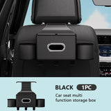 SEAMETAL Car Seat Back Storage Box Multifunctional Cup Holders Phone Stand Tissue Box