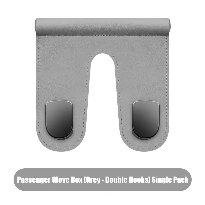 SEAMETAL Car Passenger Glove Box Hook Double Hook Purse Bag Hanger
