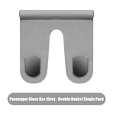 SEAMETAL Car Passenger Glove Box Hook Double Hook Purse Bag Hanger