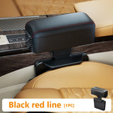 SEAMETAL Car Armrest Box Organizer Adjustable Height Elbow Rest Pad With Charging Cable