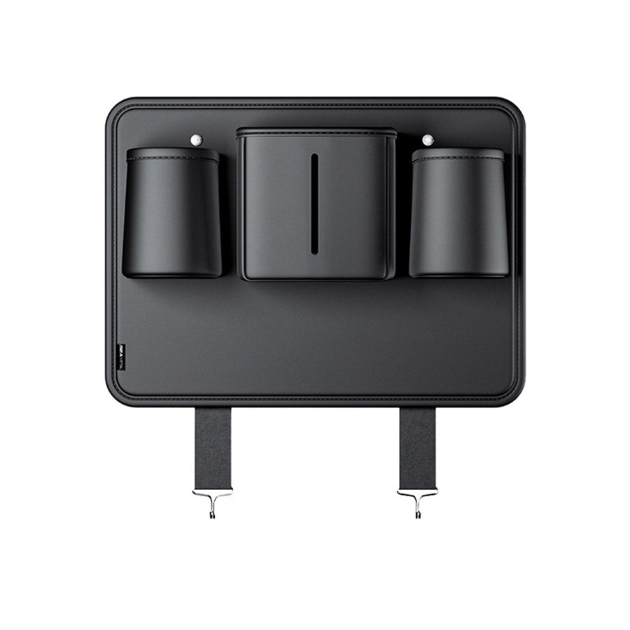 SEAMETAL Car Seat Back Anti Kick Pad Short Leather Auto Backseat Protector