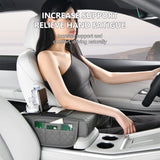 SEAMETAL Car Armrest Box Cushion Leather Height Increasing With Cup Holder