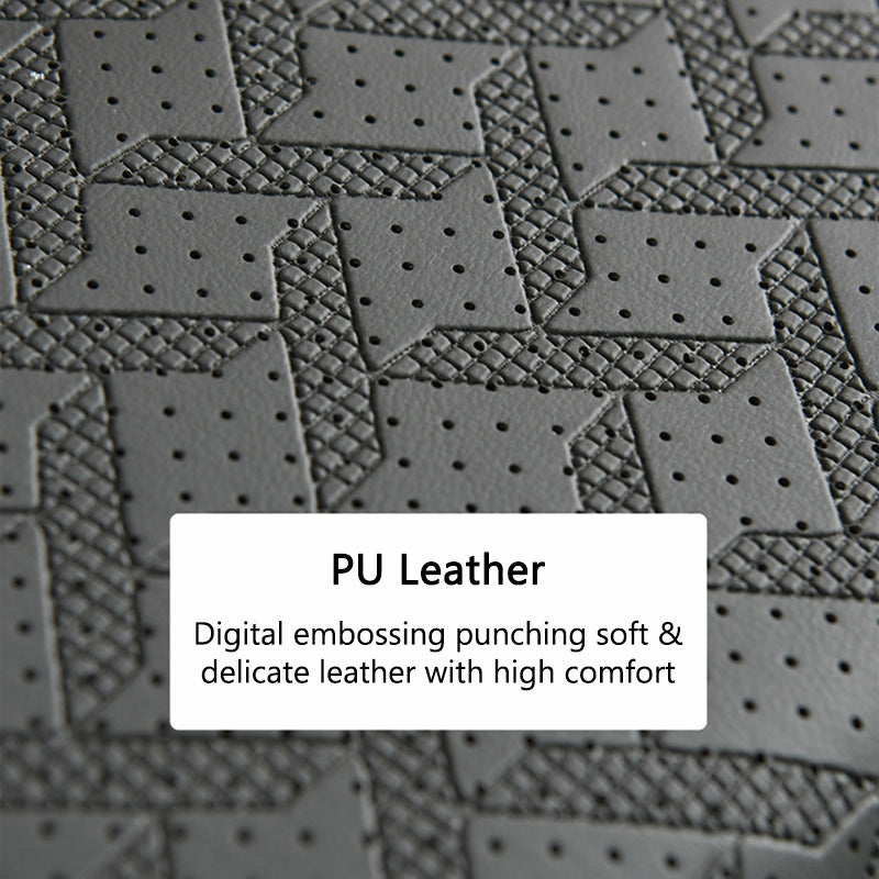 SEAMETAL Car Armrest Box Cushion Leather Height Increasing With Cup Holder