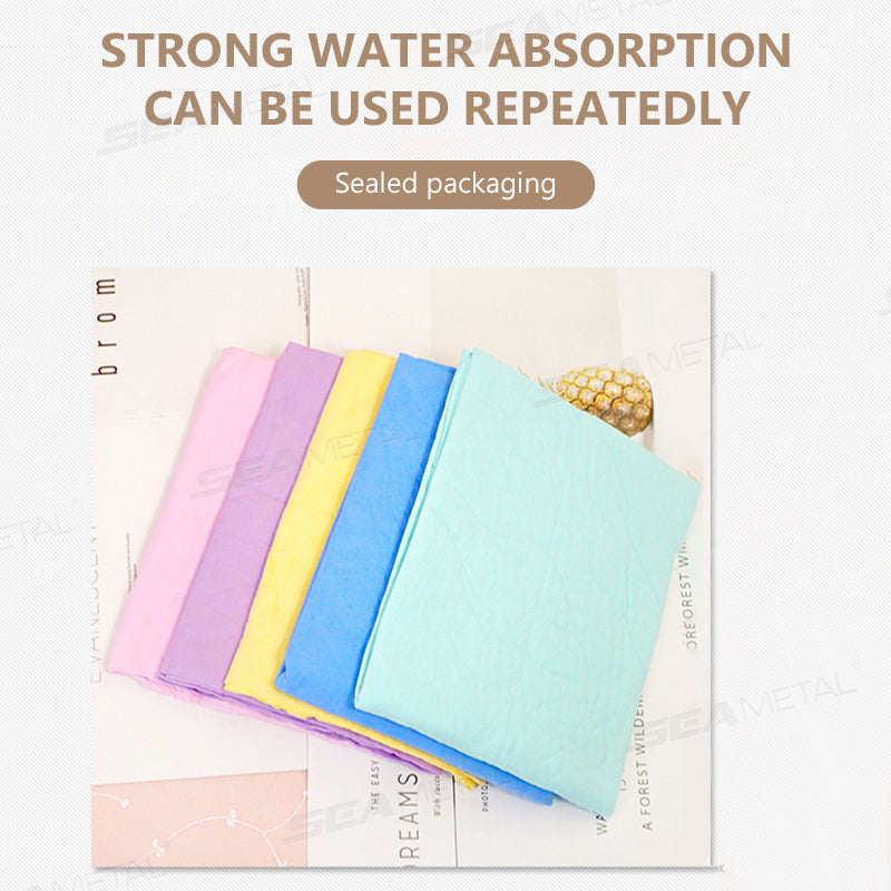 SEAMETAL Deer Skin Car Towels Strong Absorbent Car Washing Towel