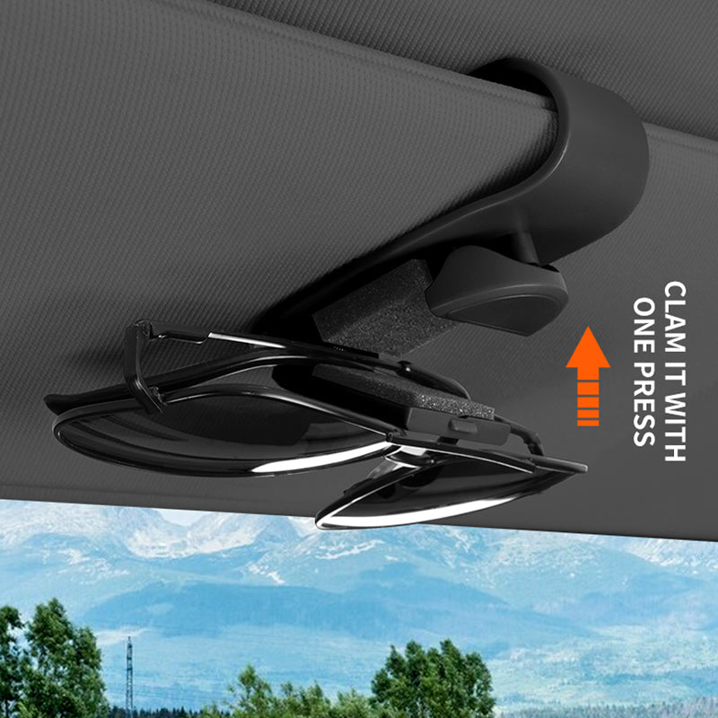 SEAMETAL Car Sun Visor Glasses Clip Interior Eyeglasses Storage Holder