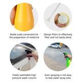 SEAMETAL Acid and Alkali Resistant  800ML Car Sprayer Bottle with Adjustable Nozzle