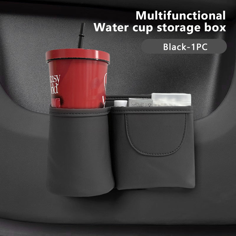 SEAMETAL Car Door Cup Holder Storage Bag Multi-functional Car Seat Back Drink Rack Organizer Pocket Universal Water Cup Holder