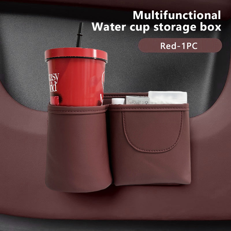 SEAMETAL Car Door Cup Holder Storage Bag Multi-functional Car Seat Back Drink Rack Organizer Pocket Universal Water Cup Holder