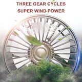 Car Fans for Rear Seat Portable Fans Headrest 360 Degree Rotatable Car Fan 12V Cooling Air Fan