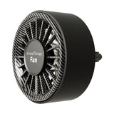 SEAMETAL Car Aromatherapy Fan Car Air Outlet Fragrance Freshener 360° Adjustable USB Cooling Fan