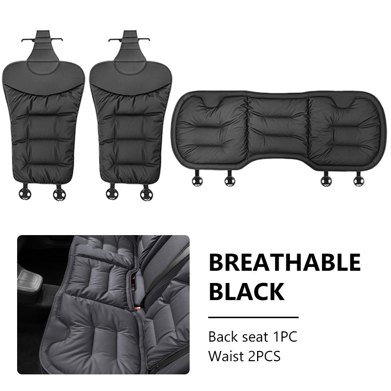 SEAMETAL Universal Car Seat Cover Nappa Leather Car Seat Cushion Protector Mat