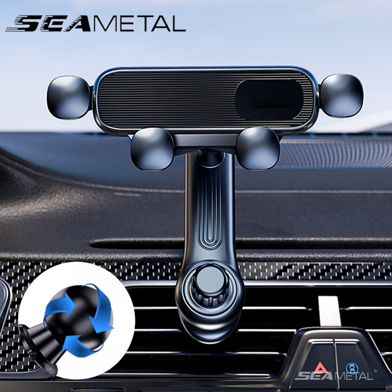 SEAMETAL Car Air Vent Phone Holder For 4-7 Inches Phones Universal Stable ABS Car Phone Holder