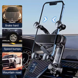 SEAMETAL Car Air Vent Phone Holder For 4-7 Inches Phones Universal Stable ABS Car Phone Holder