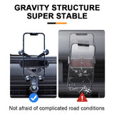 SEAMETAL Car Air Vent Phone Holder For 4-7 Inches Phones Universal Stable ABS Car Phone Holder