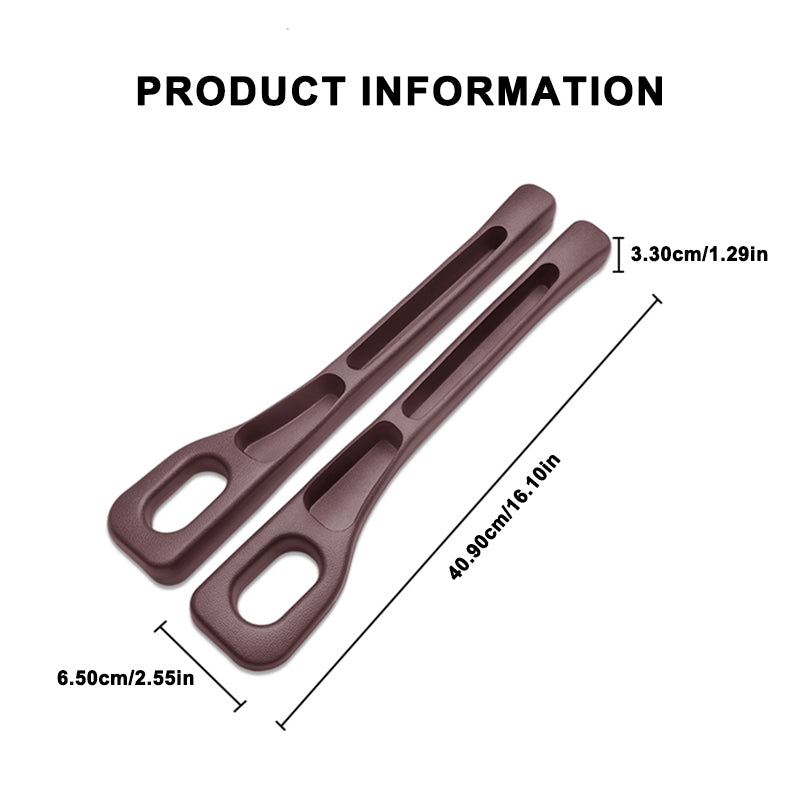 SEAMETAL Car Seat Gap Filler Seat Leak Proof Filling Strip 2PCS Universal Side Seam Plug Strips