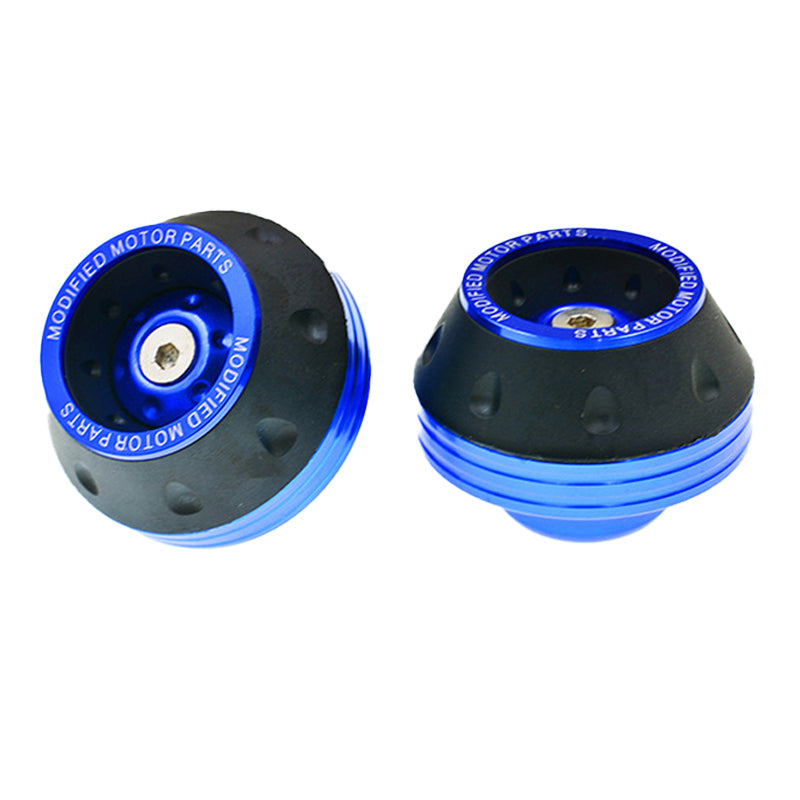 SEAMETAL Universal Motorcycle Anti-drop Fork Slider Cup Aluminum Alloy Frame Wheel Slider Protector Scooter Modification Front Fork Cup