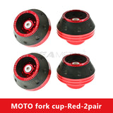 SEAMETAL Universal Motorcycle Anti-drop Fork Slider Cup Aluminum Alloy Frame Wheel Slider Protector Scooter Modification Front Fork Cup