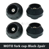 SEAMETAL Universal Motorcycle Anti-drop Fork Slider Cup Aluminum Alloy Frame Wheel Slider Protector Scooter Modification Front Fork Cup