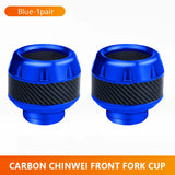 SEAMETAL Aluminum Alloy Motorcycle Crash Protector Scooter Wheel Front Fork Frame Falling Protection Pads Sliders