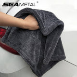 SEAMETAL 1200GSM Microfiber Car Cleaning Towel Double-Sided Super Absorbent Car Wash Cleaning Cloth