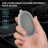 SEAMETAL 2-Pack Silicone Car Cup Holder Coasters, Universal Non-Slip Inserts, Vehicle Interior Accessories