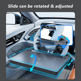 SEAMETAL Car Steering Wheel Tray Auto Interior Laptop Desk Multi-Functional Extendable Tray for Work Dining Travel Writing Reading