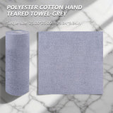 SEAMETAL Car Polyester Cotton Hand Torn Towel Dual Use Dry Wet Microfiber Thickening Water Uptake Durable Cleaning