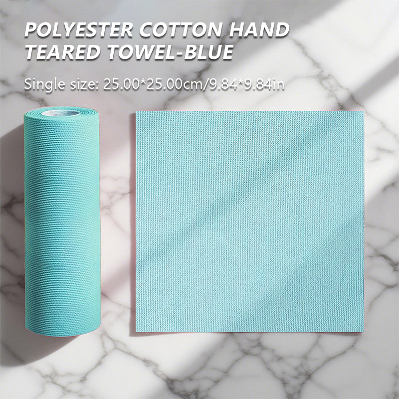 SEAMETAL Car Polyester Cotton Hand Torn Towel Dual Use Dry Wet Microfiber Thickening Water Uptake Durable Cleaning